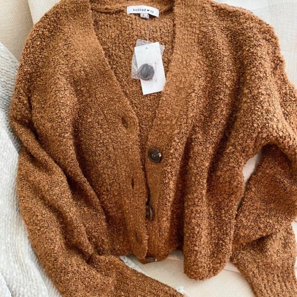 Hooked Up | NWT Boucle Crop Cardigan - Picture 3 of 12